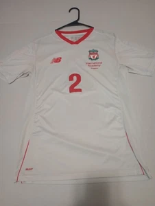 New Balance Liverpool Football Club #2 Fußball Trikot Herren Gr: S weiß - gebraucht - Bild 1 von 9
