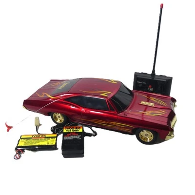 RadioShack 67 Chevy Impala Red Lowrider Remote Control RC Car 60-4264 Tested - Image 1 of 4