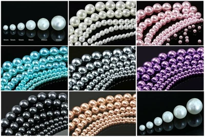 INWARIA Wachsperlen Ø 4/5/6/8/10/12/14 mm Qualitäts - Perlen rund, WP-5 - Bild 1 von 2