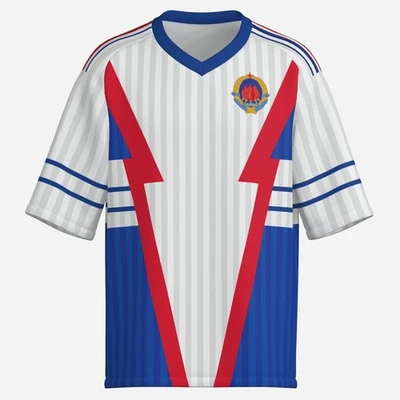 Yugoslavia -  football shirt Retro jersey, 1990 away replica soccer - Image 1 of 4