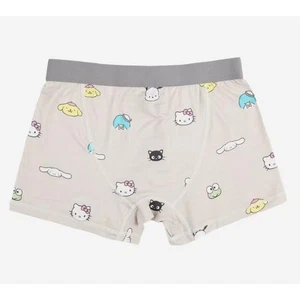 Hello Kitty Boxershorts Herren Größe L Grau Verspielt 36"-38" Neu - Bild 1 von 2
