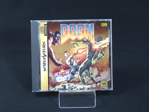Tested DOOM SEGA SATURN SS SOFT BANK Shooter Game 1997 T-18610G made in Japan 2 - Picture 1 of 10