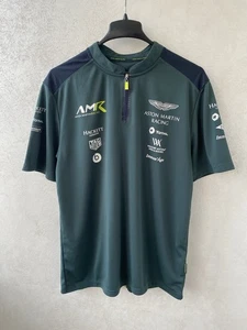 Aston Martin Hackett London Official AMR Formula 1 Team Mens Polo Shirt XL - Picture 1 of 11