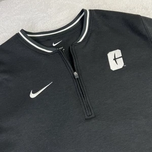 UNC Charlotte 49ers Nike Dri-Fit 1/4 Zip Pullover Men M Gray Logos - Picture 1 of 14