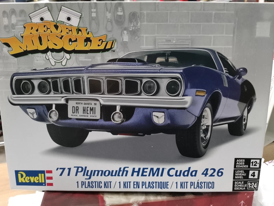 Revell 85-2943 '71 Plimouth HEMI Cuda 426  Scala 1/24 - Immagine 1 di 1