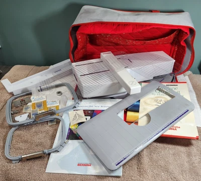 Bernina Embroidery Module Type SM1 (ACN003 227 629) With Hoops and Accessories - Image 1 of 4