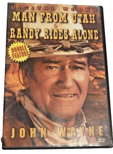 John Wayne Double Feature: The Man From Utah and Randy Rides Alone - DVD - Picture 1 of 4