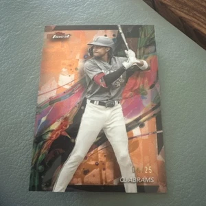 2024 Topps Finest CJ Abrams #60 Orange Refractor 3/25!! Nationals 🔥🔥 - Picture 1 of 3