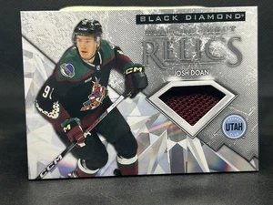 JOSH DOAN rc 2024-25 Upper Deck Black Diamond Hockey DEBUT RELICS mem #DD-JD - Picture 1 of 3