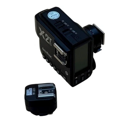 Godox X2T-C TTL Wireless Flash Trigger Canon E-TTL HSS + Pixel TF-321 Adapter - Image 1 of 4