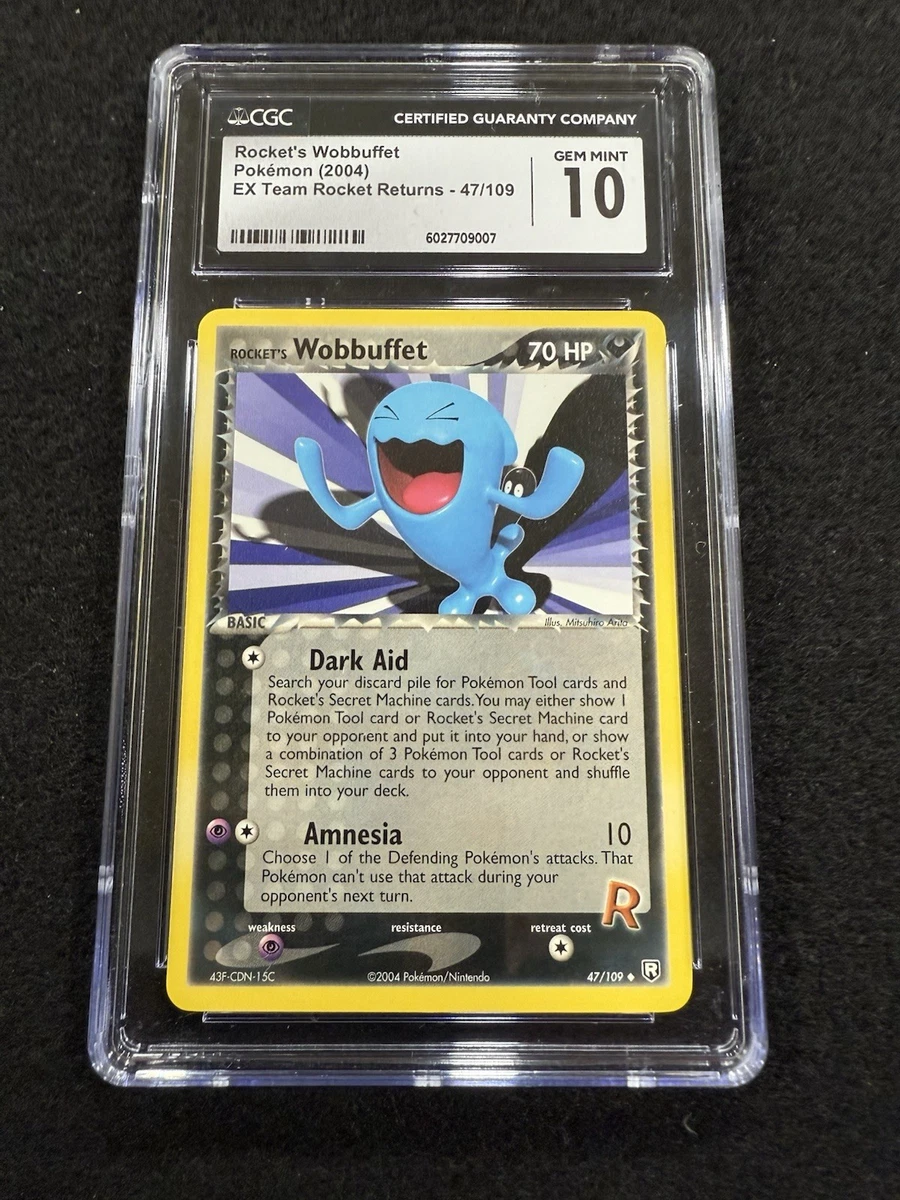 Rocket's Wobbuffet Pokémon TCG Collectible Card Games