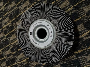 Wire Wheel, 6” x 1  1/2” X  1” Steel Wire, 5,700 RPM, 60 Grit - Picture 1 of 6
