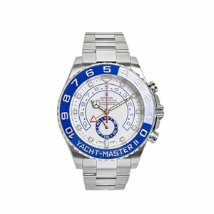 Rolex Yacht-Master II 116680 Stainless Steel White Dial - Picture 1 of 9
