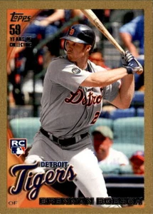 2010 Topps Update Gold Brennan Boesch RC US-120 Detroit Tigers 0294/2010 - Picture 1 of 2