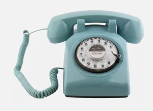 Vintage Rotary Phones Retro Landine Telephone 1960s Style Old Fashioned Desk ... - Picture 1 of 4