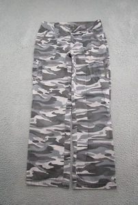 Cabela's Women's Black White Camo Cotton Ripstop Pants Size 6 Outdoor Hunting - Picture 1 of 14