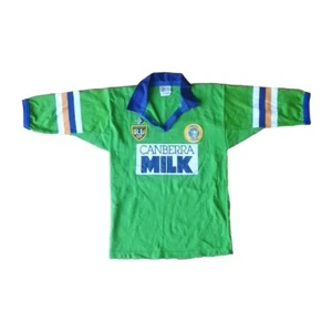 Vintage Canberra Raiders Jersey Small Rugby League Football ARL NRL NSWRL Milk - Picture 1 of 21