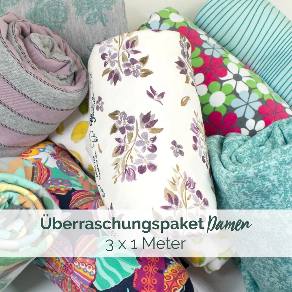 Überraschungsstoff Damen - 3x1 Meter (Preis = 1 Paket) - Bild 1 von 1