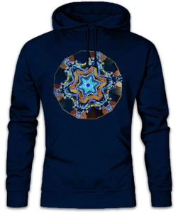 Kaleidoscope I Hoodie Kapuzenpullover Kaleidoskop Kristall Spiegelung Reflektion - Picture 1 of 1