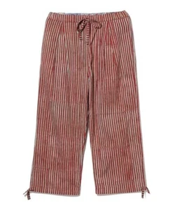 (ASK availability First) BEAMS Indian block print easy pants new - Picture 1 of 24