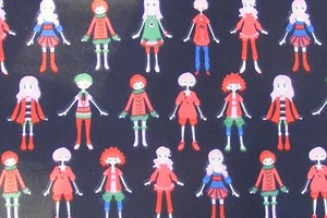 Casa de Muñecas Personas Sobre Negro Italiano Seda Material Tela Escala 1:12 Tumdee M26 - Imagen 1 de 1