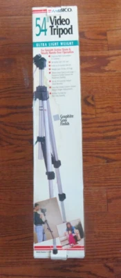 Ambico 54 Inch Ultra Light Weight V-0555 Video / Camera Tripod NEW in Box - Image 1 of 2