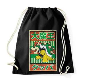 Blondie & Brownie Baumwoll Beutel Turnbeutel Bowser Yoshi Nintendo Mario Luigi