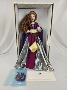 Franklin bambola porcellana MORGAN LE FAY Camelot 17" come nuova collezione cimelio - Foto 1 di 13