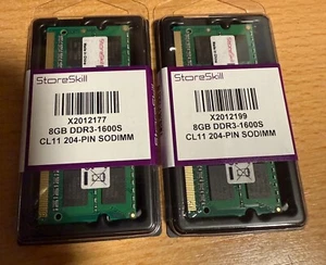 16GB (2x8) - DDR3 -PC3 - 1600MHz Arbeitsspeicher - 1,5 V - von StoreSkill - Bild 1 von 2