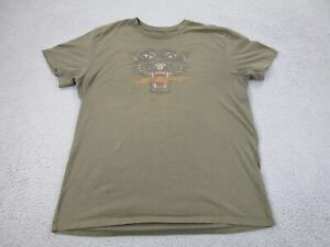 Denim & Supply Ralph Lauren Shirt mens L Green Panther Cat Large Adult tee