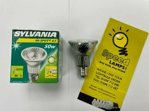 SYLVANIA HI SPOT 63 50W ES E27 PAR20 0021128 FLOOD HOMELIGHT HALOGEN - Picture 1 of 3