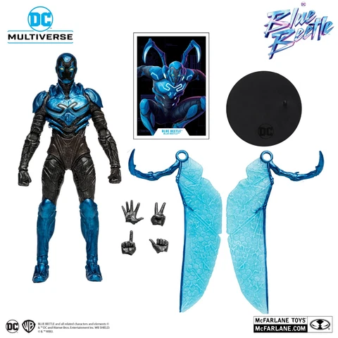 McFarlane DC Multiverse BLUE BEETLE MOVIE BATTLE MODE - Jaime Reyes 7" Figure Cover