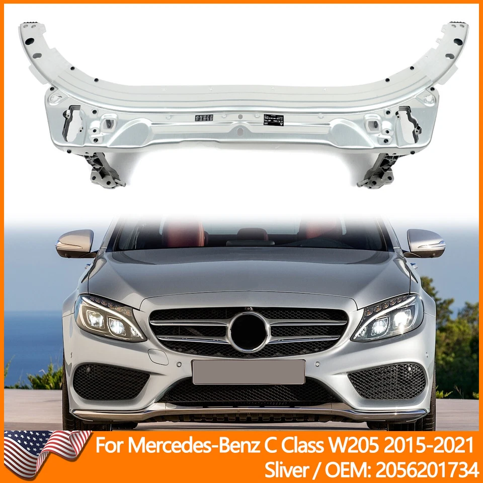 For 2015-2021 Mercedes-Benz C Class W205 Front Upper Radiator Support 2056201734 - Imagem 1 de 4