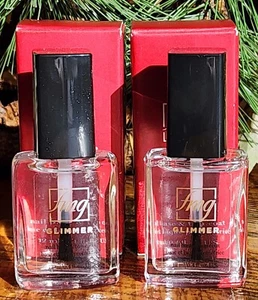 2Pc SET NEW fmg GLIMMER CLEAR TOP & BASE COAT NAIL POLISH ~Avon SHIPS FREE - Picture 1 of 3