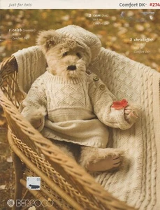 Berroco Knitting Pattern Book #274 Comfort DK Just for Tots -11 Designs for Kids - Picture 1 of 8