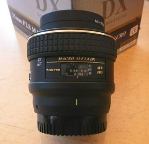 NIKON Fit. Tokina 35mm MACRO NIKON DX PRIME.TOKINA NEW BOXED UK STOCK! £479.00 - Picture 1 of 8