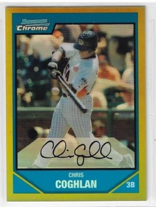 2007 Bowman Chrome Draft Future's Gold Refractors #BDPP95 Chris Coghlan 9/50 - Picture 1 of 1