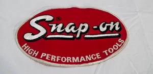 Vintage Snap-On Tools Advertising Stitch On Jacket Patch 8.25” x 5” - Picture 1 of 1