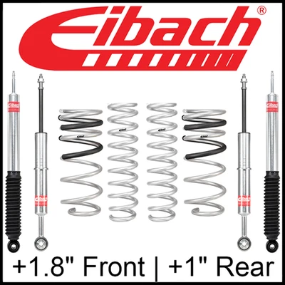 Kit de elevación Eibach PRO-TRUCK etapa 1 se adapta a Toyota Tacoma 2024-25 doble cabina 2,4 L gas Foto 1 de 2