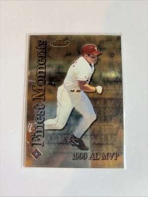 2000 Topps Finest Finest Moments Refractor Ivan Rodriguez #FM2 HOF - Image 1 of 2