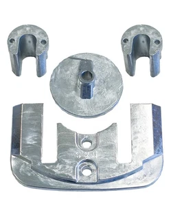 B&S Marine Anodes BSMBRAVO23KITZ Bravo II and III Zinc Kit - Picture 1 of 1