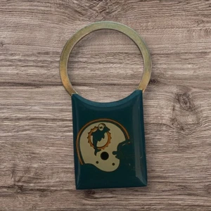 Vintage Miami Dolphins NFL Helm Schlüsselanhänger - Bild 1 von 3