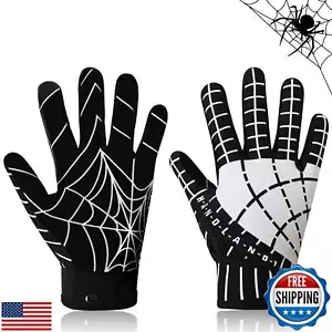 GIAMZONP Youth Football Gloves, Kids Football Receiver Gloves with Sticky Gri - Picture 1 of 5