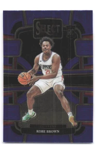 2023-24 Panini Select - Concourse #79 Kobe Brown (RC) Rookie Blue - Picture 1 of 2