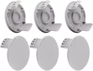 6Pcs Trimmer Spool Caps, Replacement Spool Cover Caps, Compatible with Ryobi ... - Picture 1 of 16