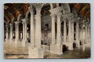 Postkarte Hall Of Columbus Bibliothek des Kongresses Washington DC - Bild 1 von 2