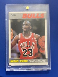 🏀 1987-88 Fleer Basketball Base Card #59 Michael JORDAN 🏀