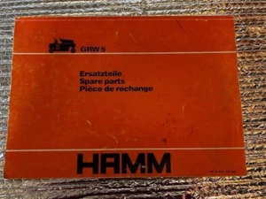 HAMM GRW 5  MANUAL - Picture 1 of 3