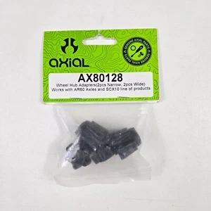 Axial Wheel Hub Adapters (2pcs Narrow, 2pcs Wide) AX80128 for AR60 Axles SCX10 - Picture 1 of 2