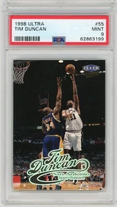1998-99 Ultra #55 Tim Duncan - HOF - PSA 9 - Foto 1 di 2